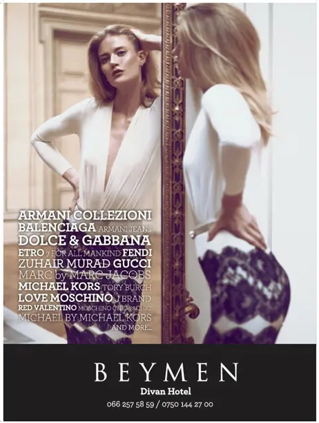 Beymen print newspaper ad — Beymen newspaper / print advertisement — published visual